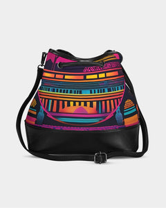 Amor Lavon Sunset Love Mini Drawstring Bucket Bag