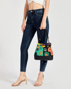 Amor Lavon Wild Side Mini Drawstring Bucket Bag