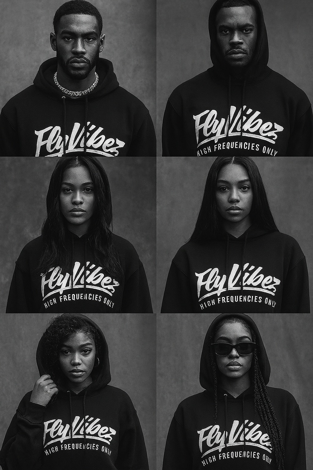 FlyVibez High Frequencies Only Unisex Hoodie