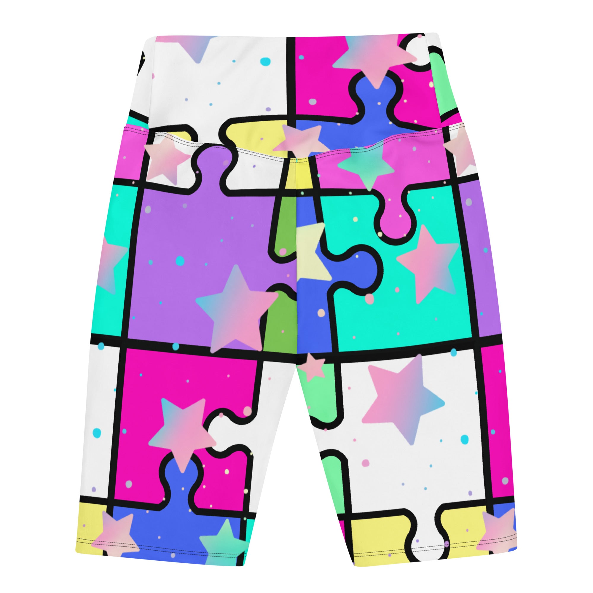 Amor Lavon Puzzles Biker Shorts