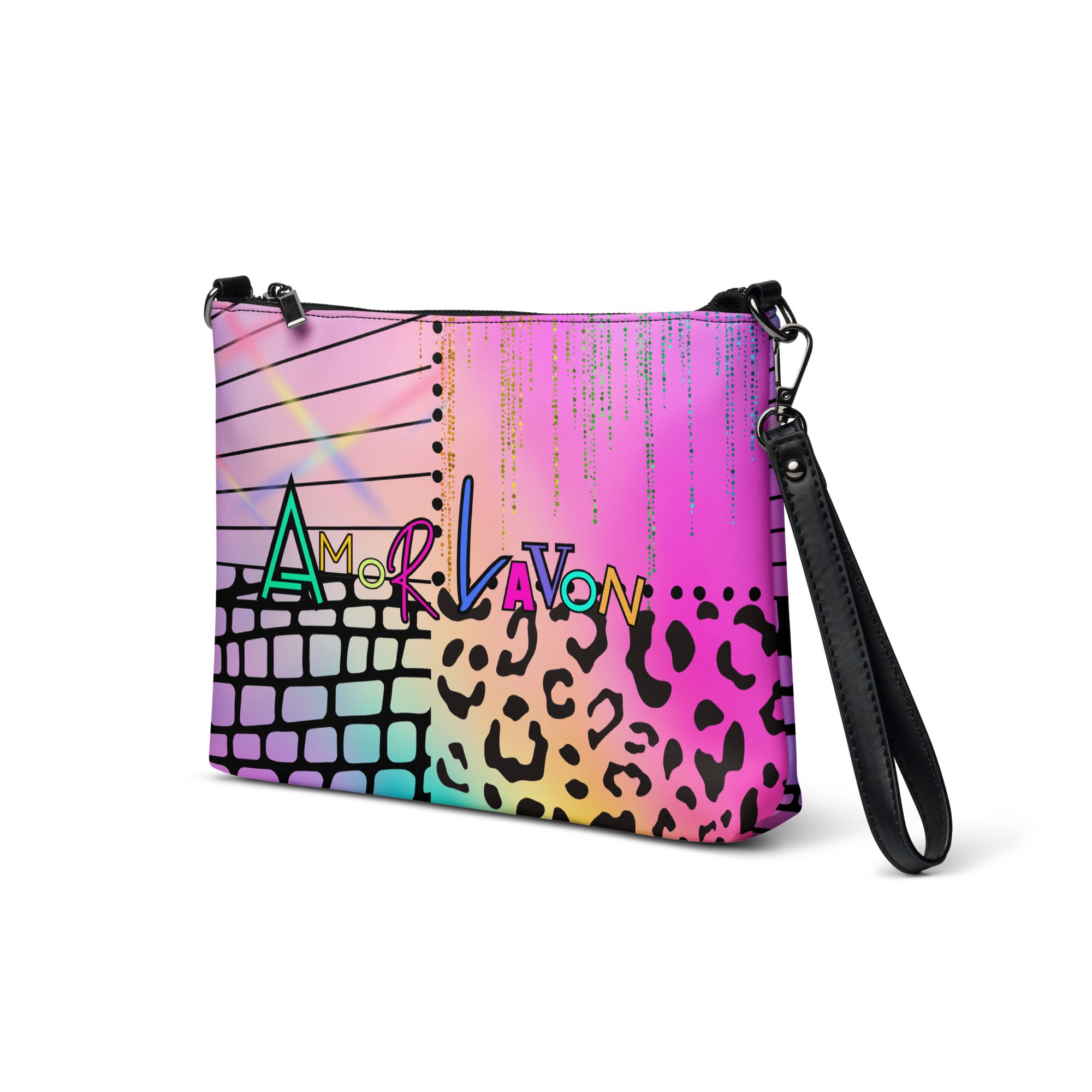 Amor Lavon Shimmer Queen Crossbody bag