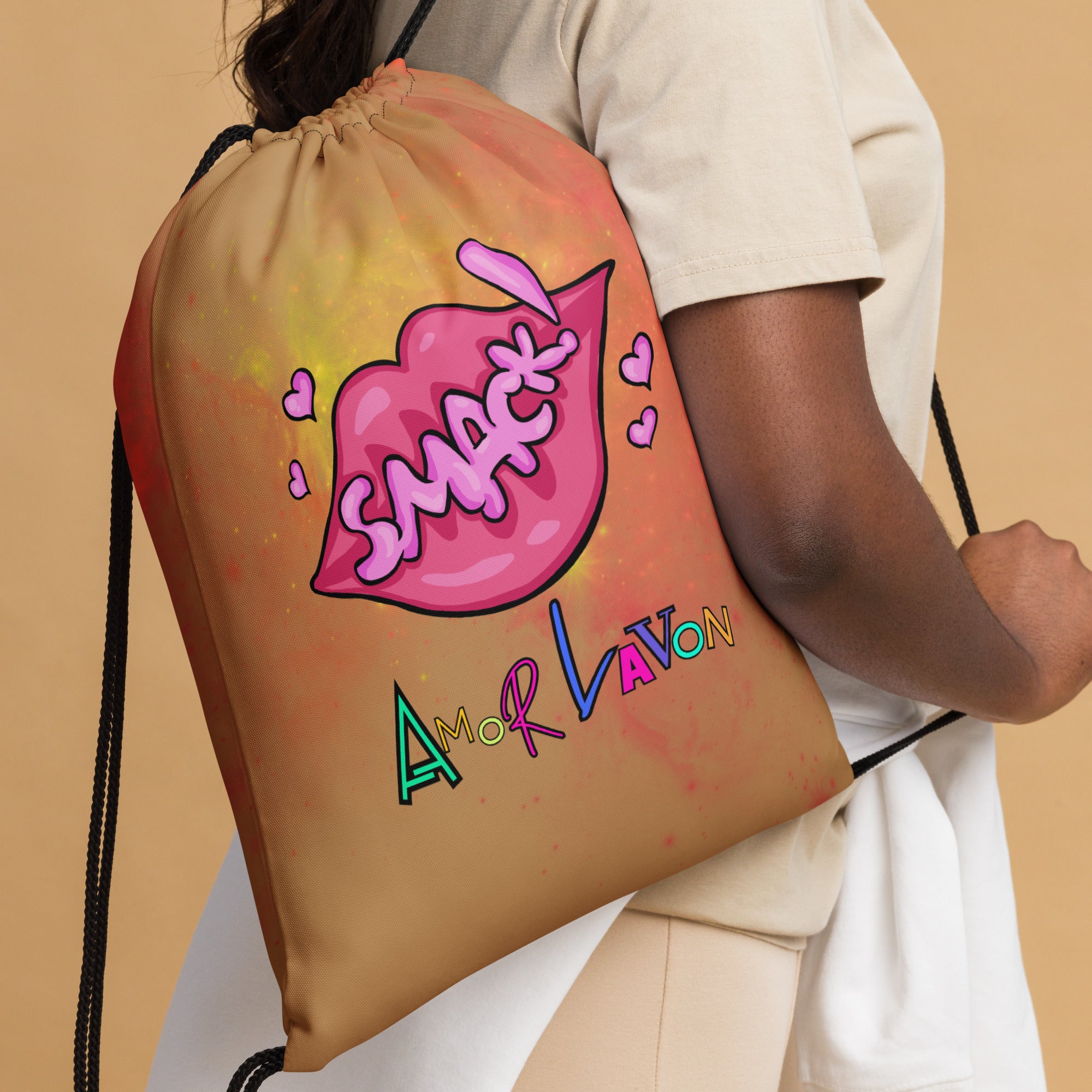 Amor Lavon "Smack" Drawstring bag