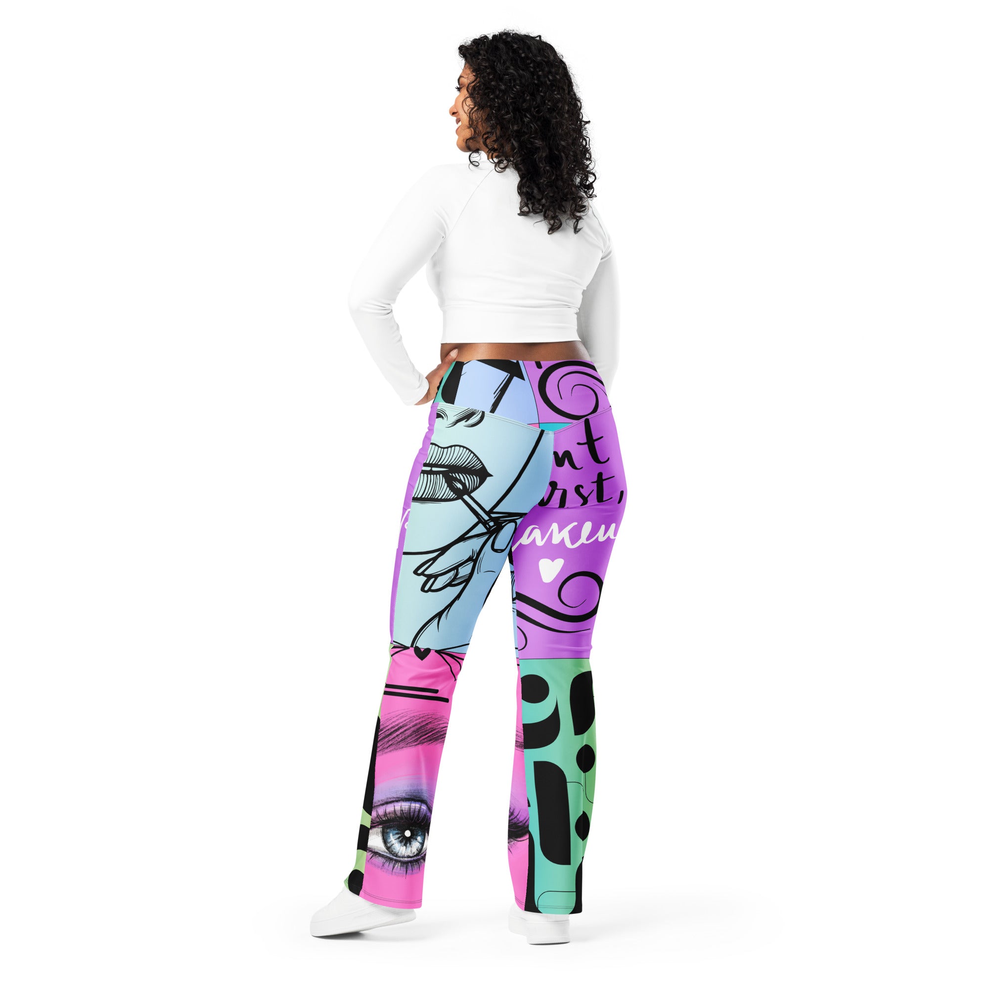 Amor Lavon Make-Up Queen Flare leggings