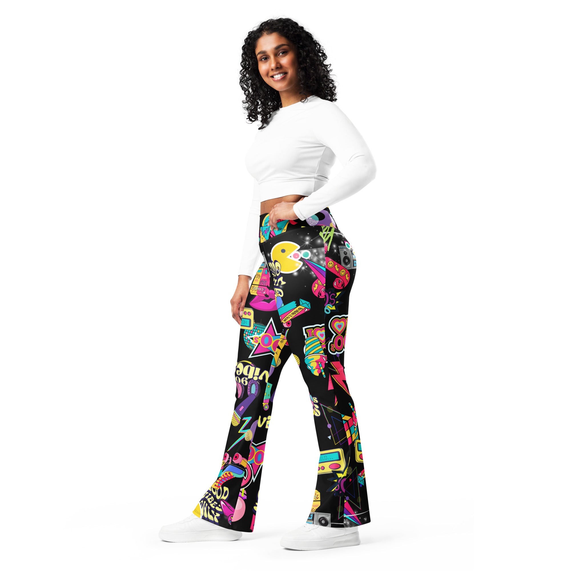 Amor Lavon 90's Retro Flare leggings