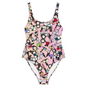 Amor Lavon Painted Pretty One-Piece Swimsuit