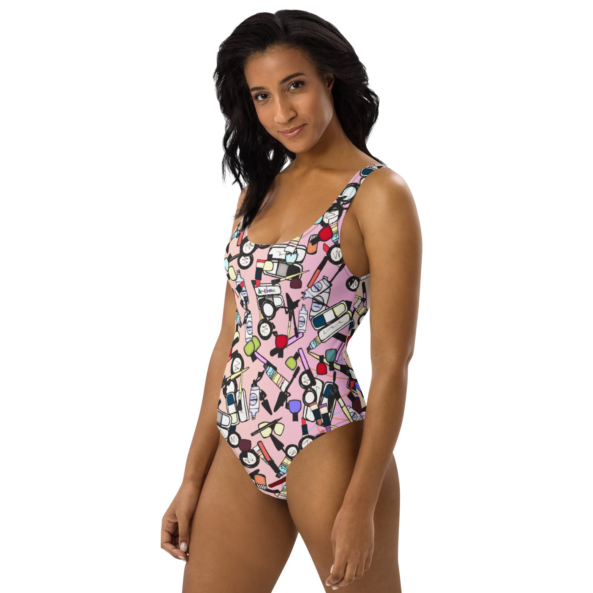 Amor Lavon Painted Pretty One-Piece Swimsuit