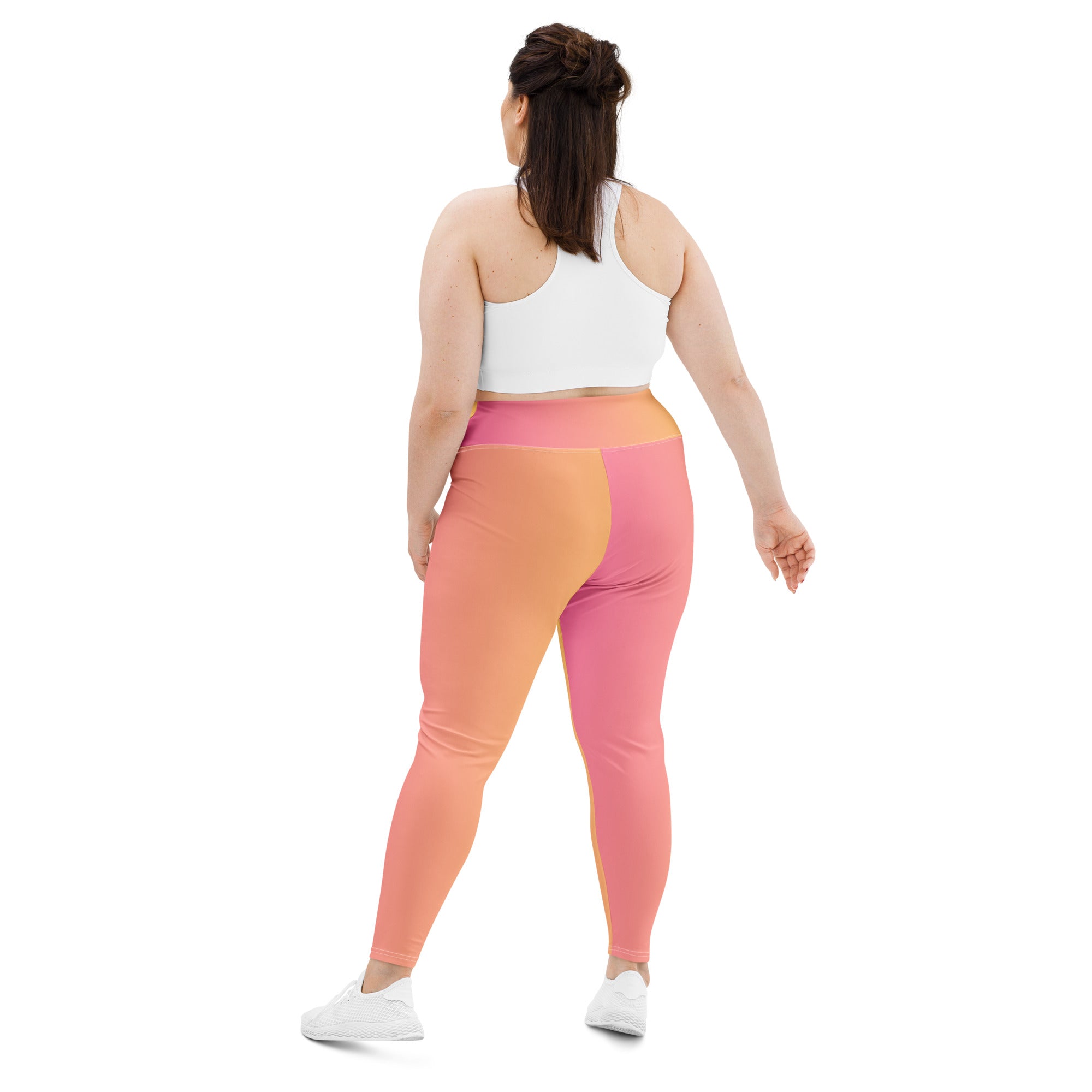 Amor Lavon Cream Soda All-Over Print Plus Size Leggings