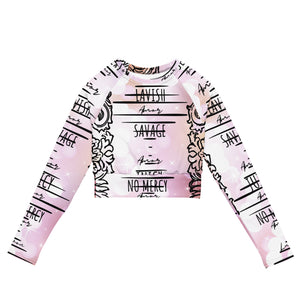 Amor Lavon Lola Recycled long-sleeve crop top