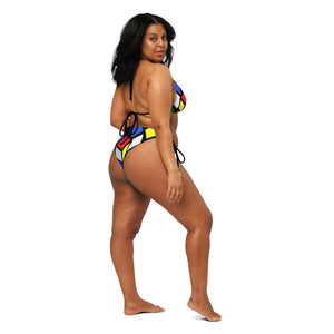 Amor Lavon Rubi All-over print recycled string bikini