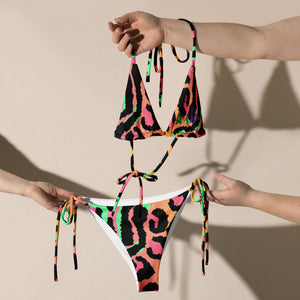 Amor Lavon We Outside All-over print recycled string bikini