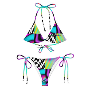 Amor Lavon 1st Place All-over print recycled string bikini