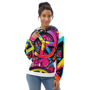 Amor Lavon Peace & Love Unisex Hoodie