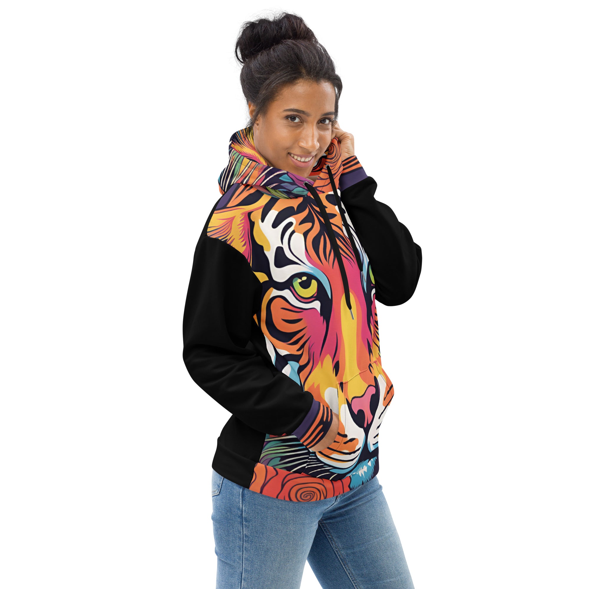 Amor Lavon Tiger Stripes Unisex Hoodie