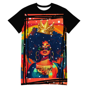 Amor Lavon Positive Mindset T-shirt dress