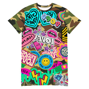 Amor Lavon Strong & Fierce T-shirt dress