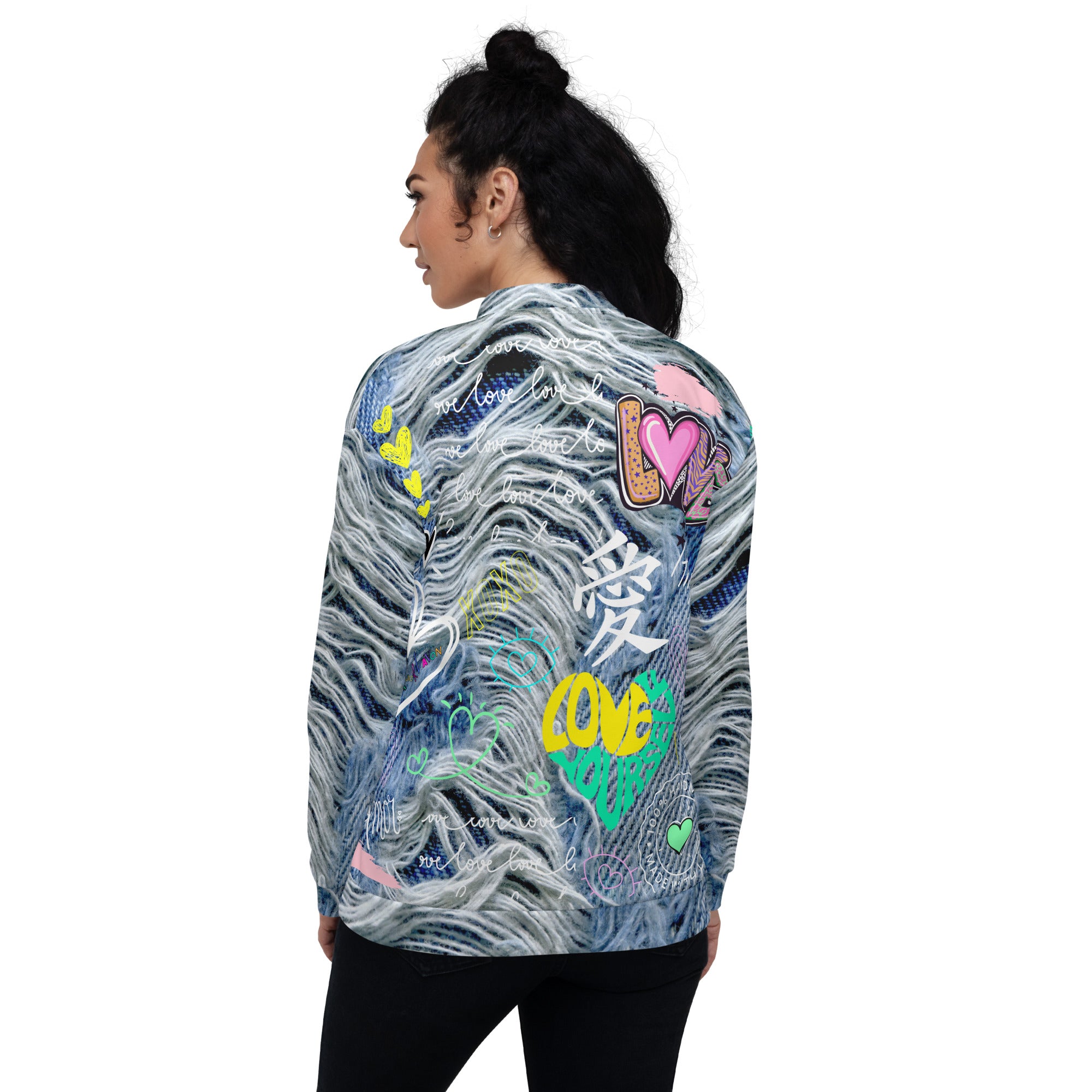 Amor Lavon "Loving Me First" Unisex Bomber Jacket