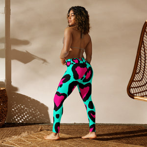 Amor Lavon Big Heart Yoga Leggings