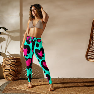 Amor Lavon Big Heart Yoga Leggings