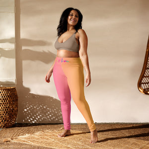 Amor Lavon Cream Soda Yoga Leggings