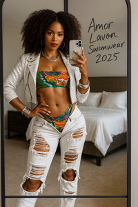 Amor Lavon "Hottie" Recycled bandeau bikini