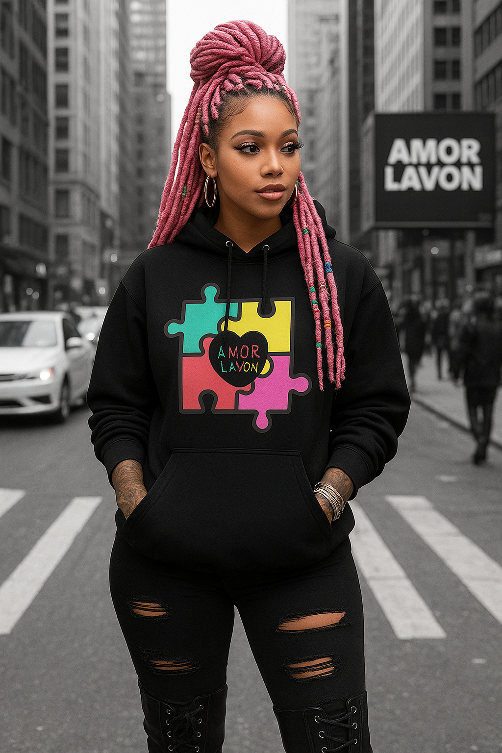 Amor Lavon "Amor Is Beautiful" Unisex Hoodie