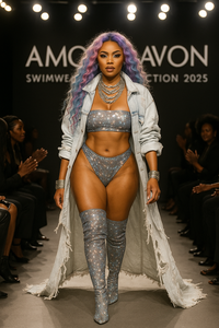 Amor Lavon "Bling Bling" Recycled bandeau bikini