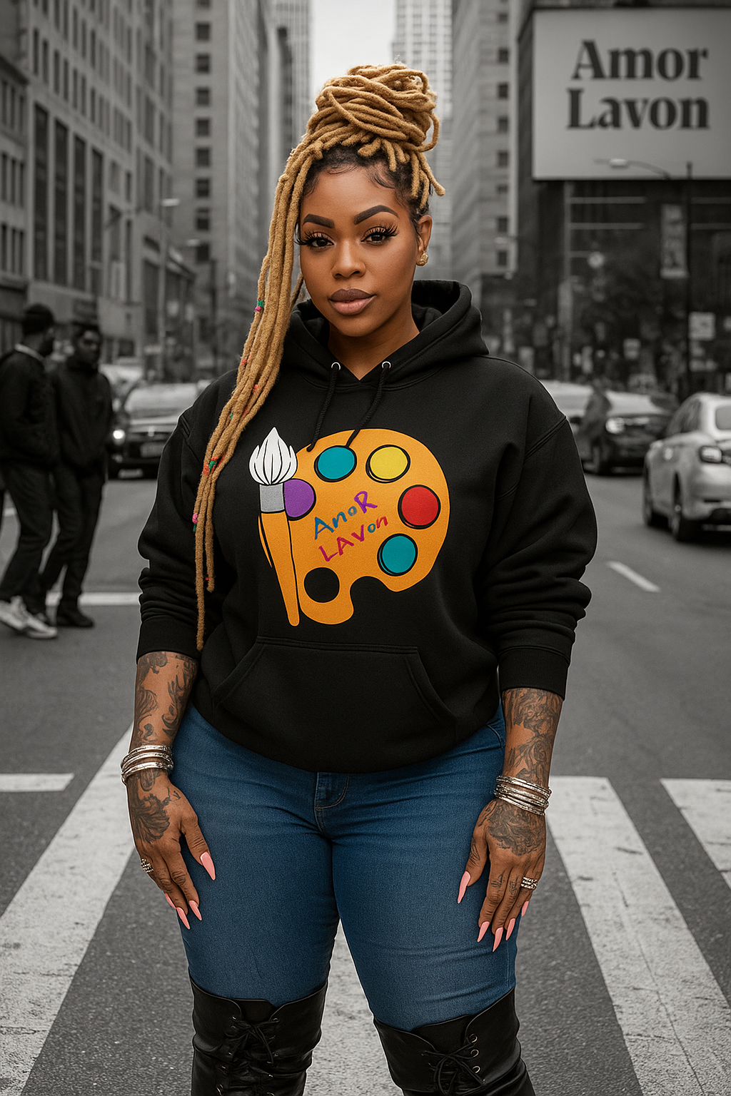 Amor Lavon "Art Is Amazing" Unisex Hoodie