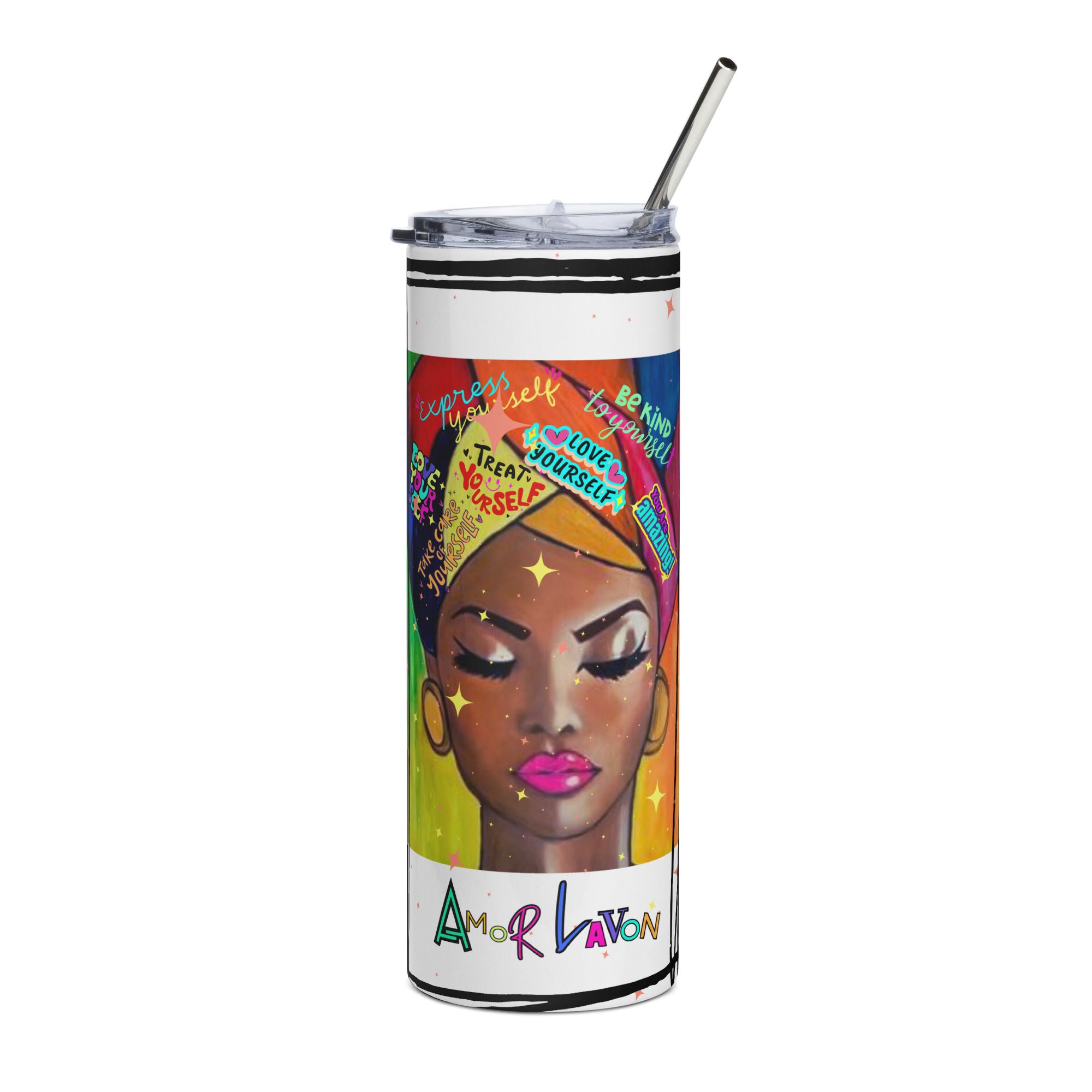 Amor Lavon Love Yourself Stainless steel tumbler