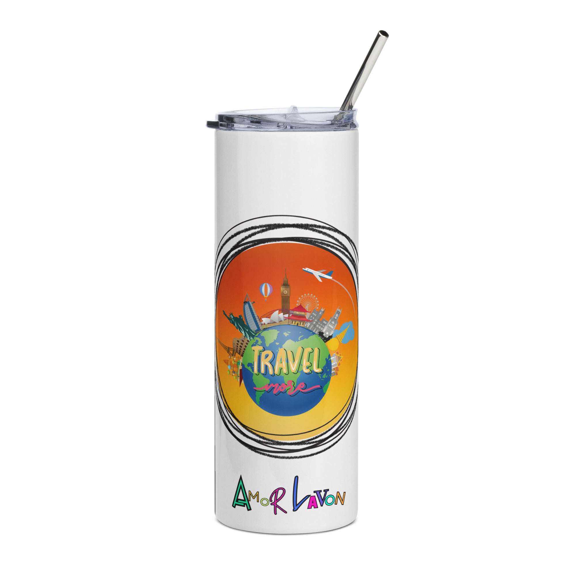 Amor Lavon Travel More Stainless steel tumbler