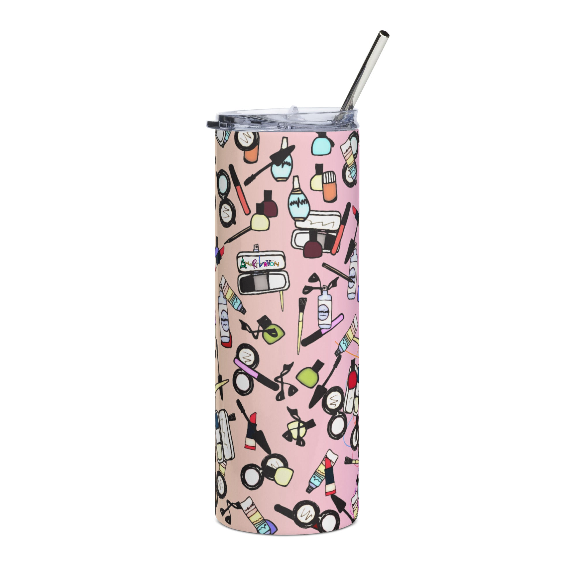 Amor Lavon Painted Pretty Stainless steel tumbler