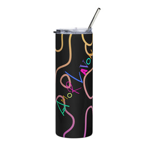 Amor Lavon Abstract Love Stainless steel tumbler