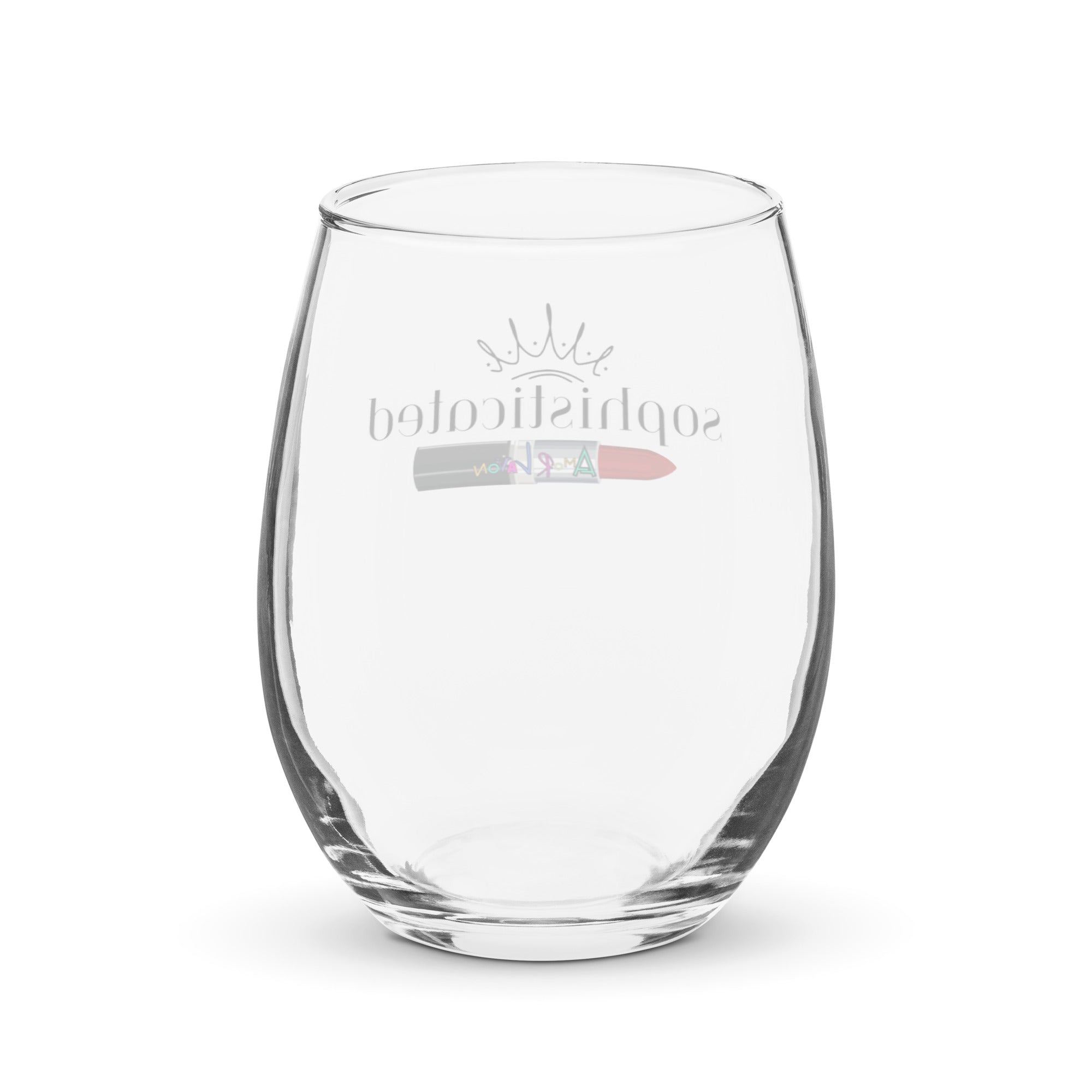 Amor Lavon "sophisticated" Stemless wine glass