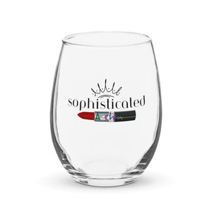 Amor Lavon "sophisticated" Stemless wine glass