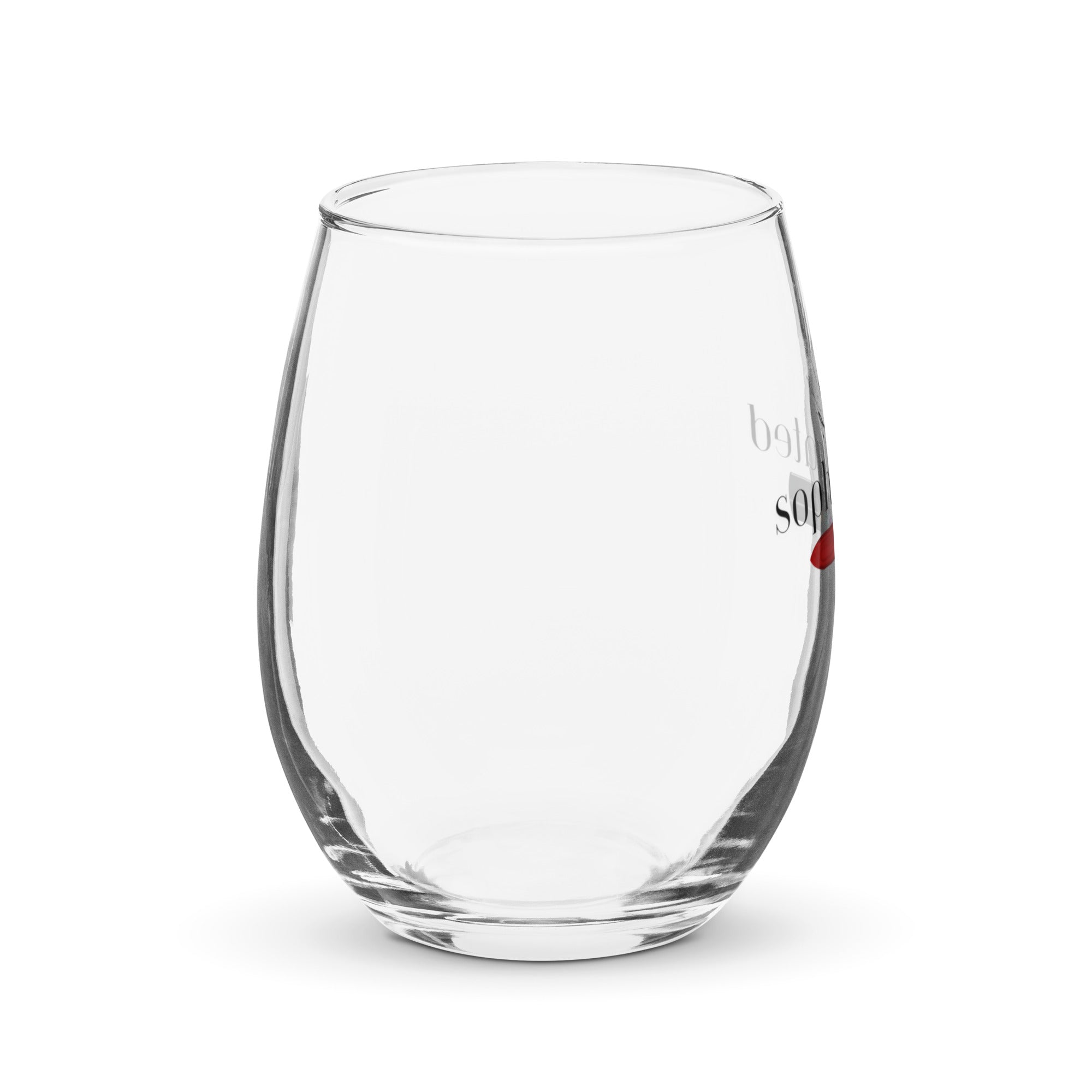 Amor Lavon "sophisticated" Stemless wine glass