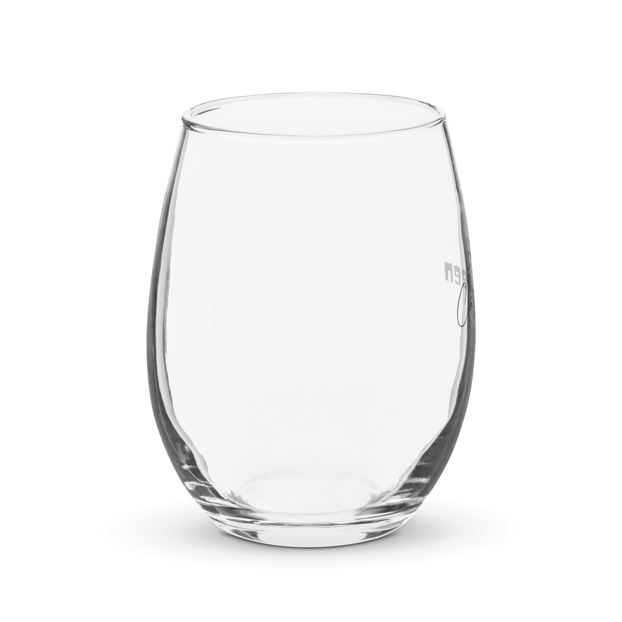 Amor Lavon "Classy Queen" Stemless wine glass