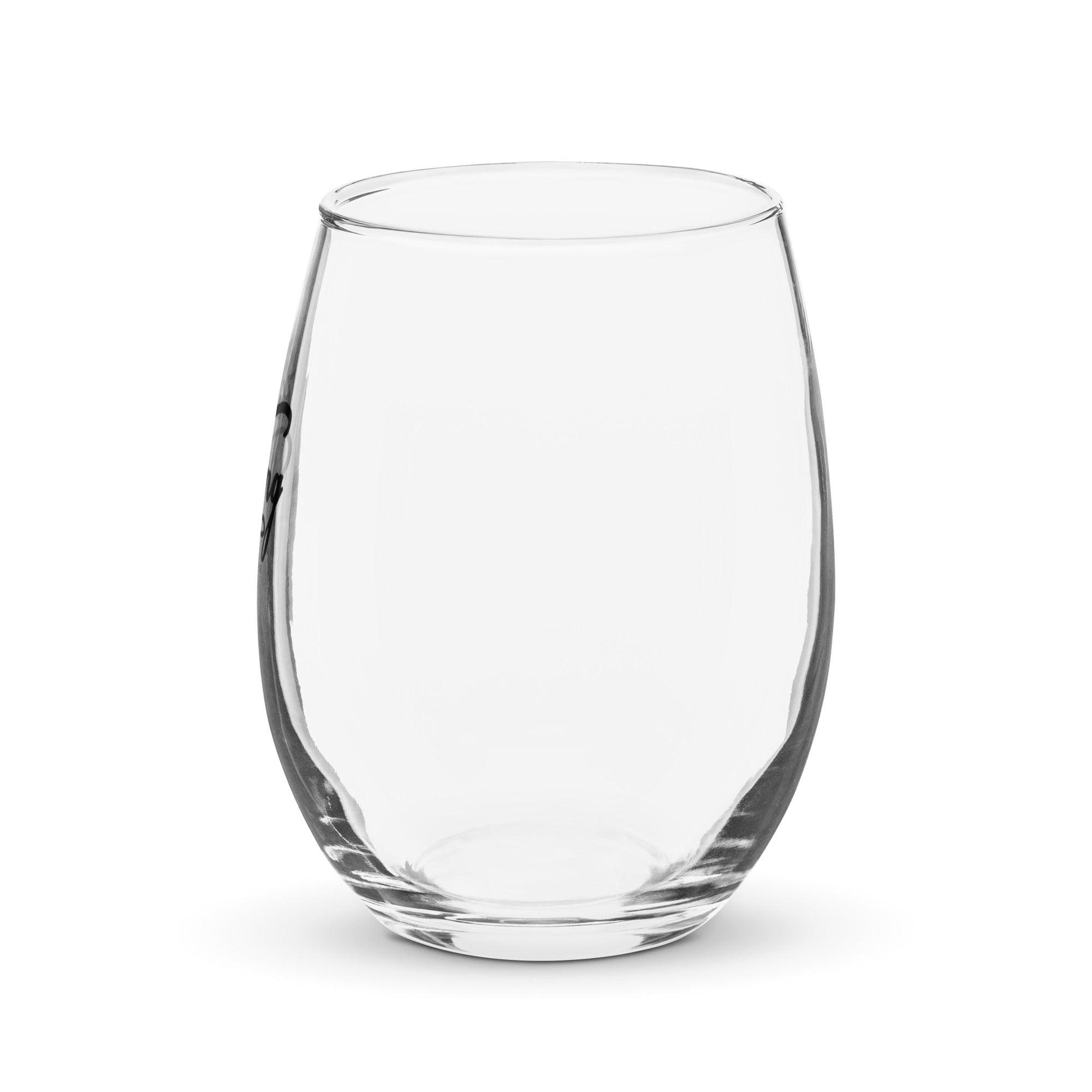 "Her King" Stemless wine glass