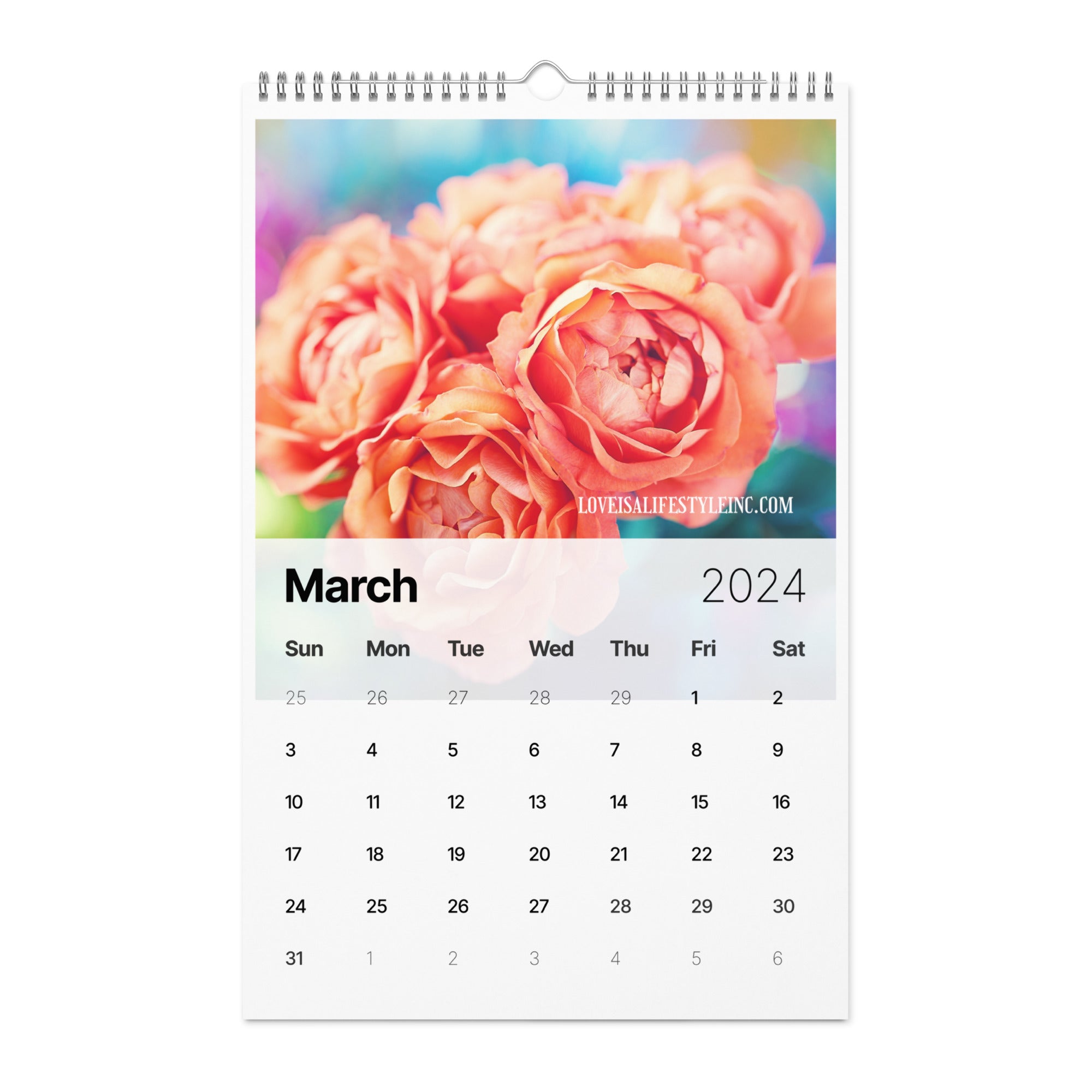 Love Is A Lifestyle Wall Calendar (2024)