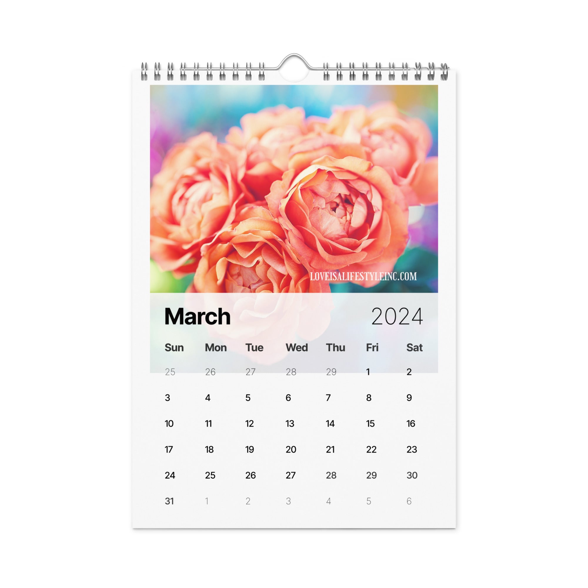 Love Is A Lifestyle Wall Calendar (2024)