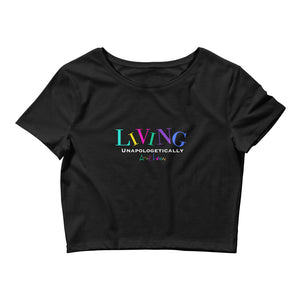 Amor Lavon Living Unapologetically Women’s Crop Tee