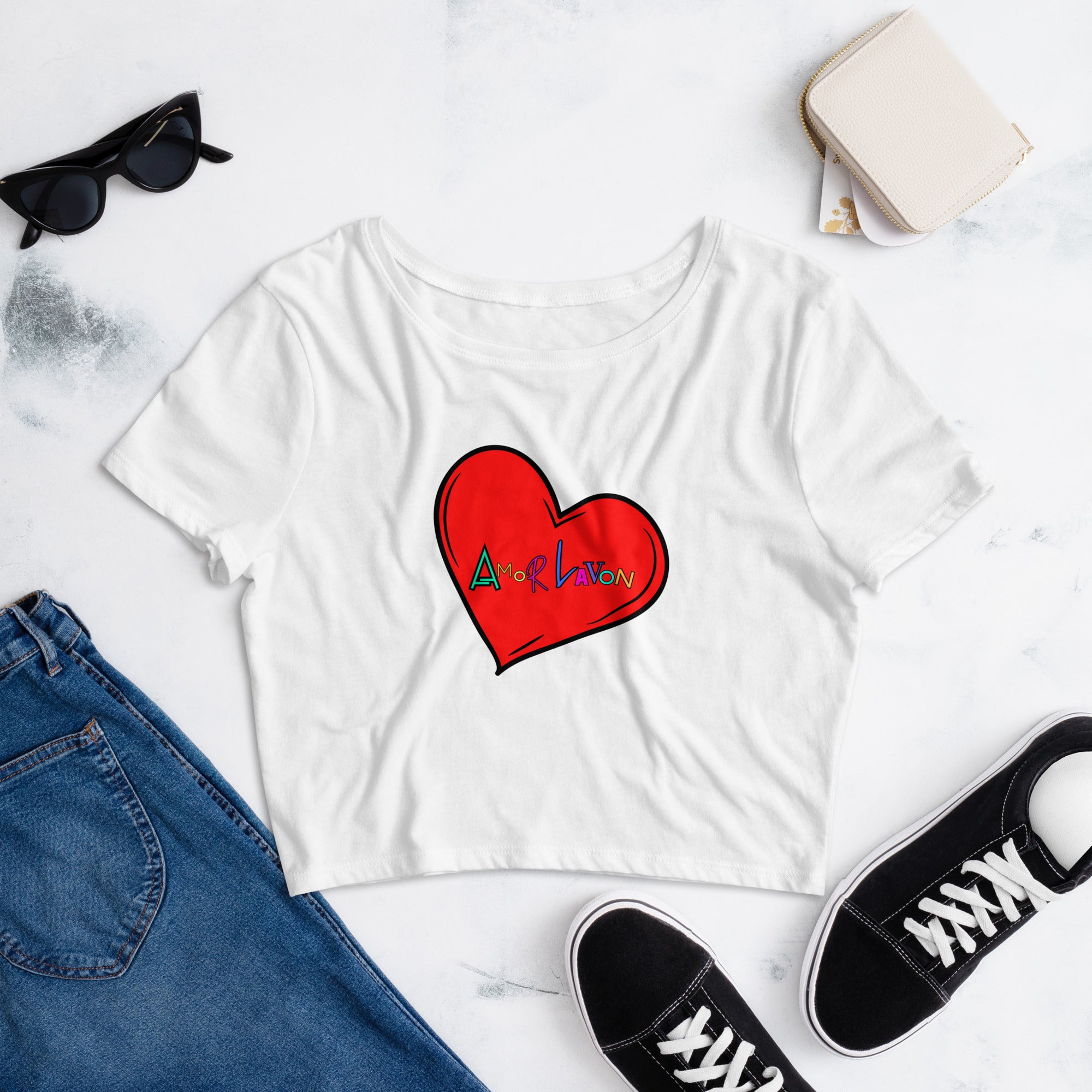 Amor Lavon Women’s Crop Tee