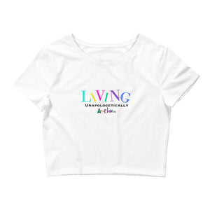 Amor Lavon Living Unapologetically Women’s Crop Tee