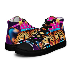 Amor Lavon Hear Me Roar Women’s high top canvas shoes