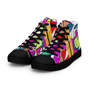 Amor Lavon Art Women’s high top canvas shoes