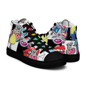 Amor Lavon Fashionista Women’s high top canvas shoes