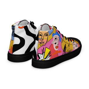 Amor Lavon She The Goat Women’s high top canvas shoes