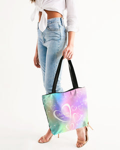 Amor Lavon Love Collection Canvas Zip Tote