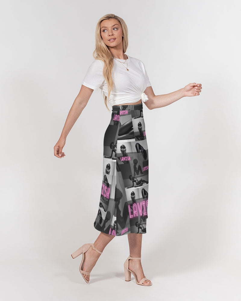 Amor Lavon "Lavish" Women's A-Line Midi Skirt