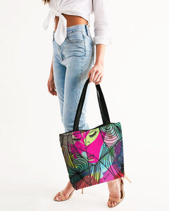 Amor Lavon "Roslyn" Canvas Zip Tote