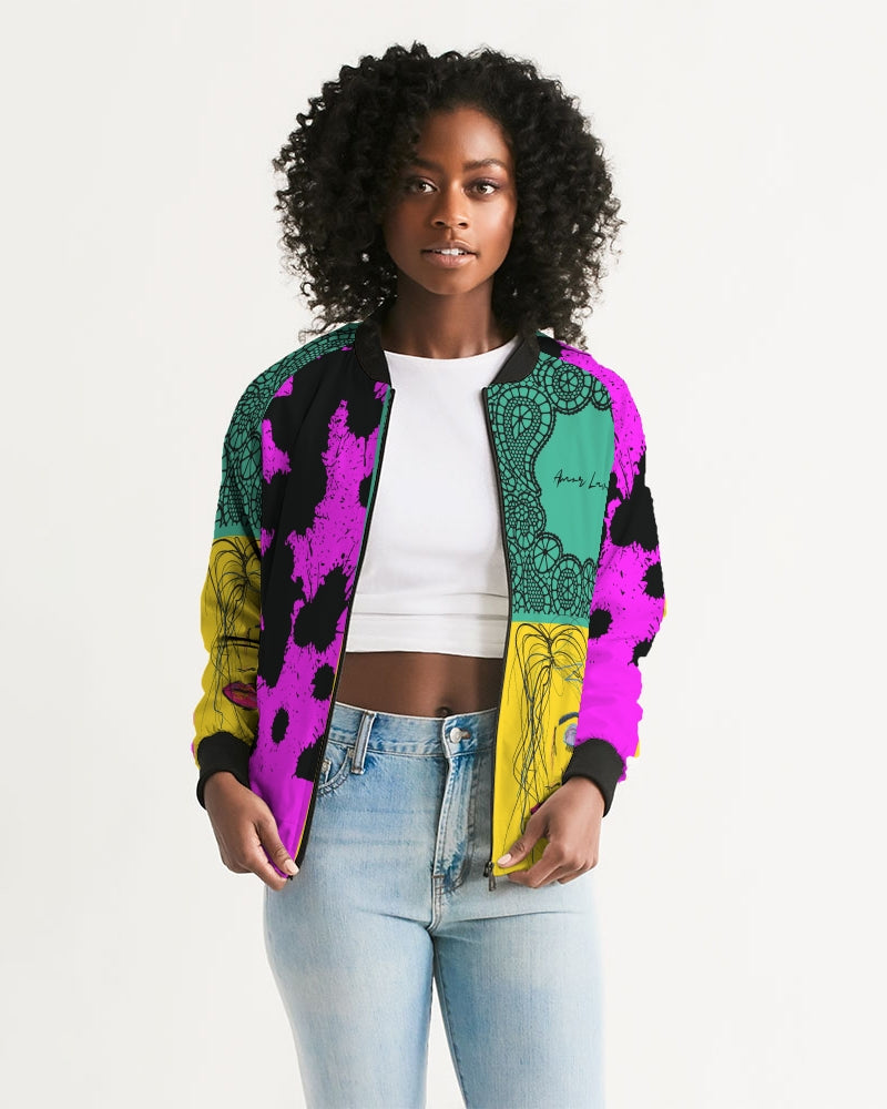 Amor Lavon Oh Yea Collection Women's Bomber Jacket