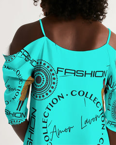 Women's Open Shoulder A-Line Dress